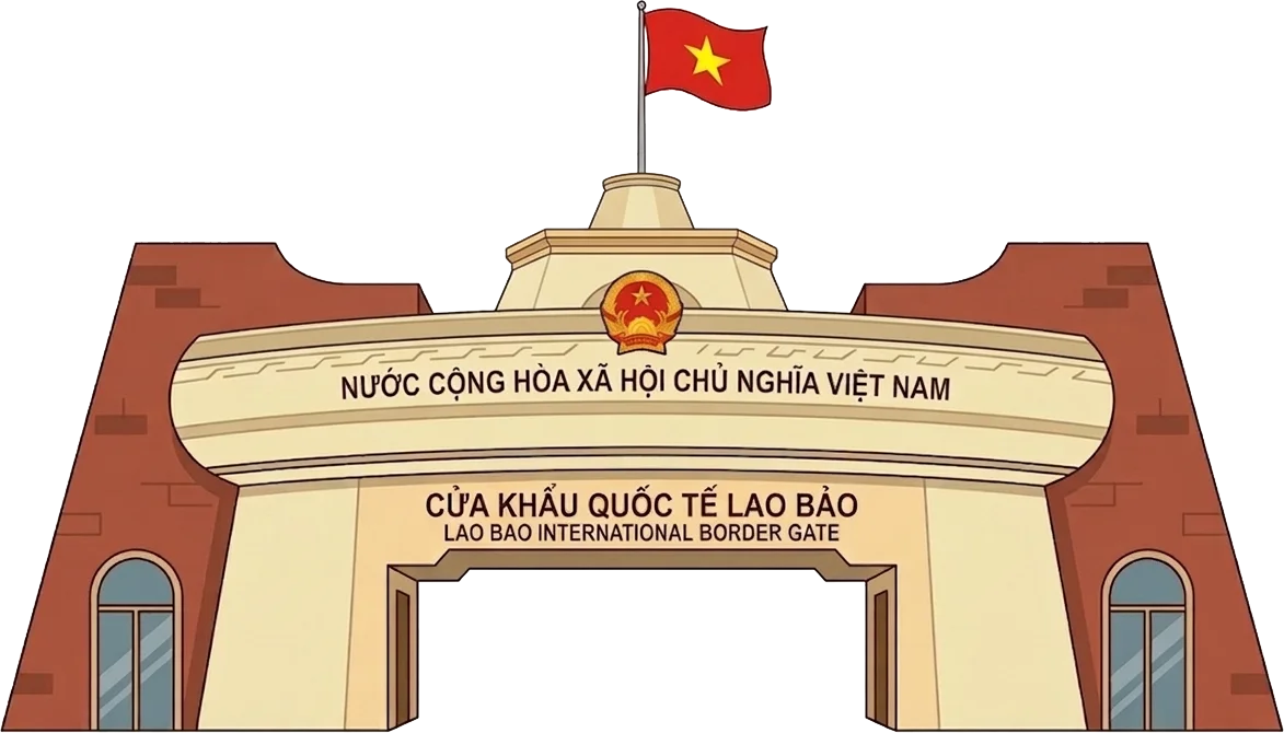 Hanoi → Lao Bao border crossing route